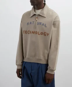STORY mfg. Knitwear & Sweats^Geo Soft Grey Pullover