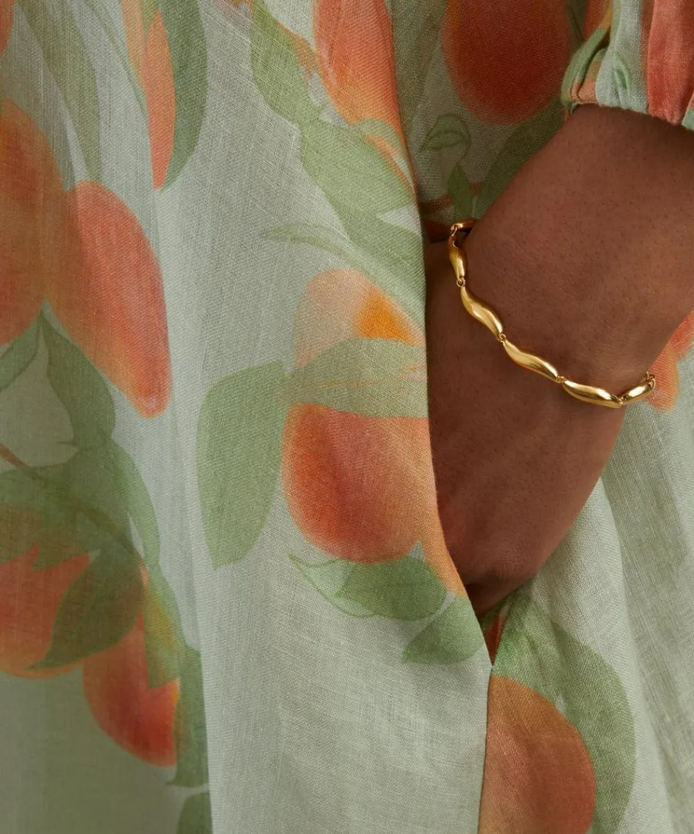 Bernadette Dresses^Georgette Peach Tree Maxi Dress