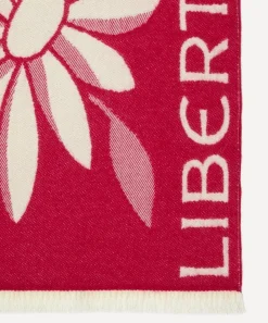 Liberty Scarves^Giant Poppy and Daisy 35X180 Jacquard Scarf