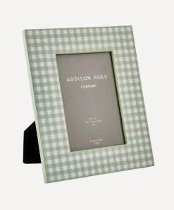 Addison Ross Ornaments^Gingham Lacquer 5x7” Photo Frame