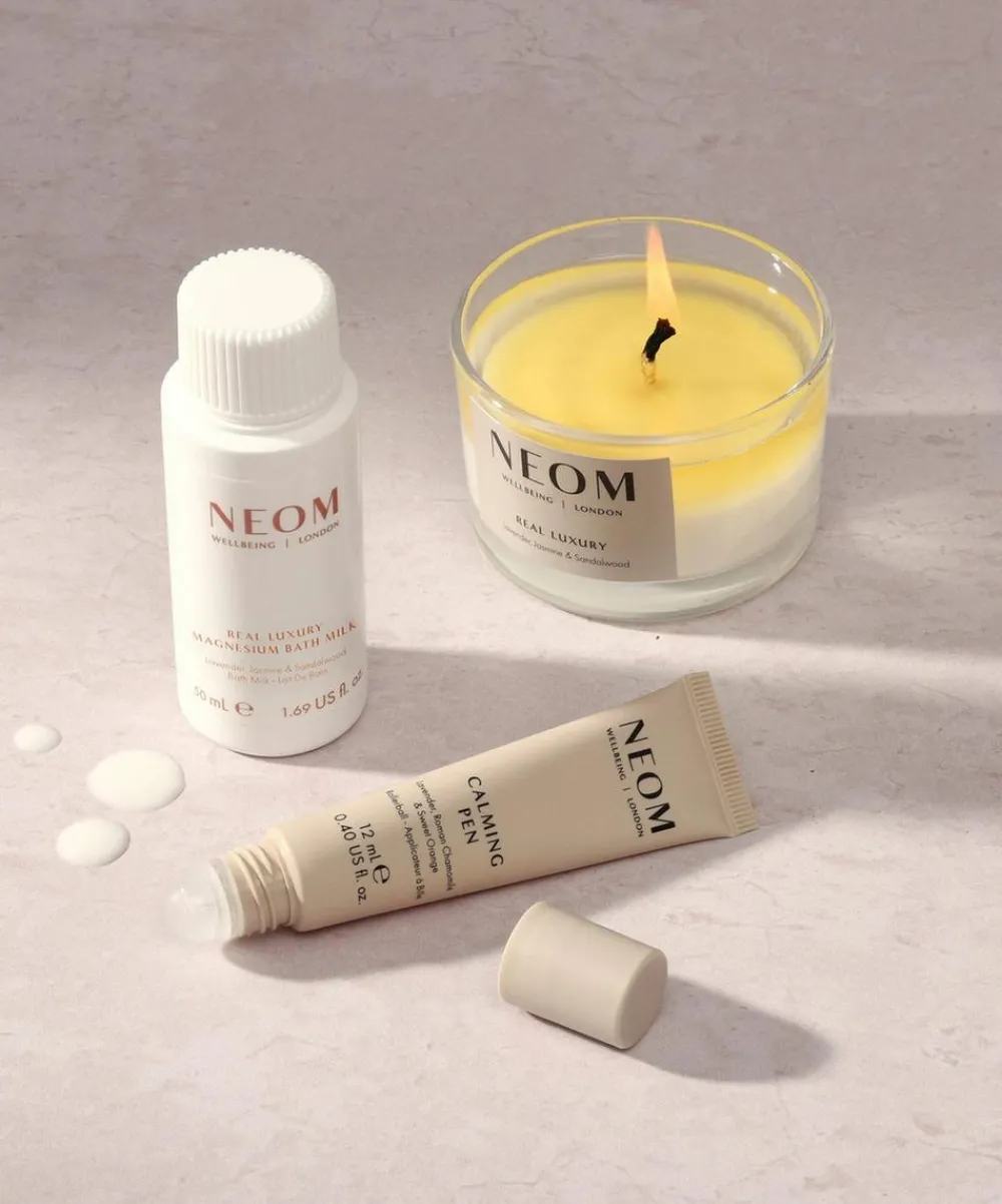 NEOM Wellbeing London Wellness^Giving Good Calm De-Stress Trio