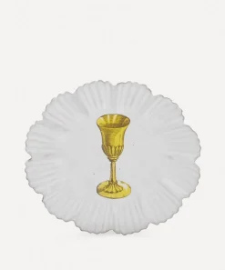 Astier de Villatte Tableware^Gold Cup Plate