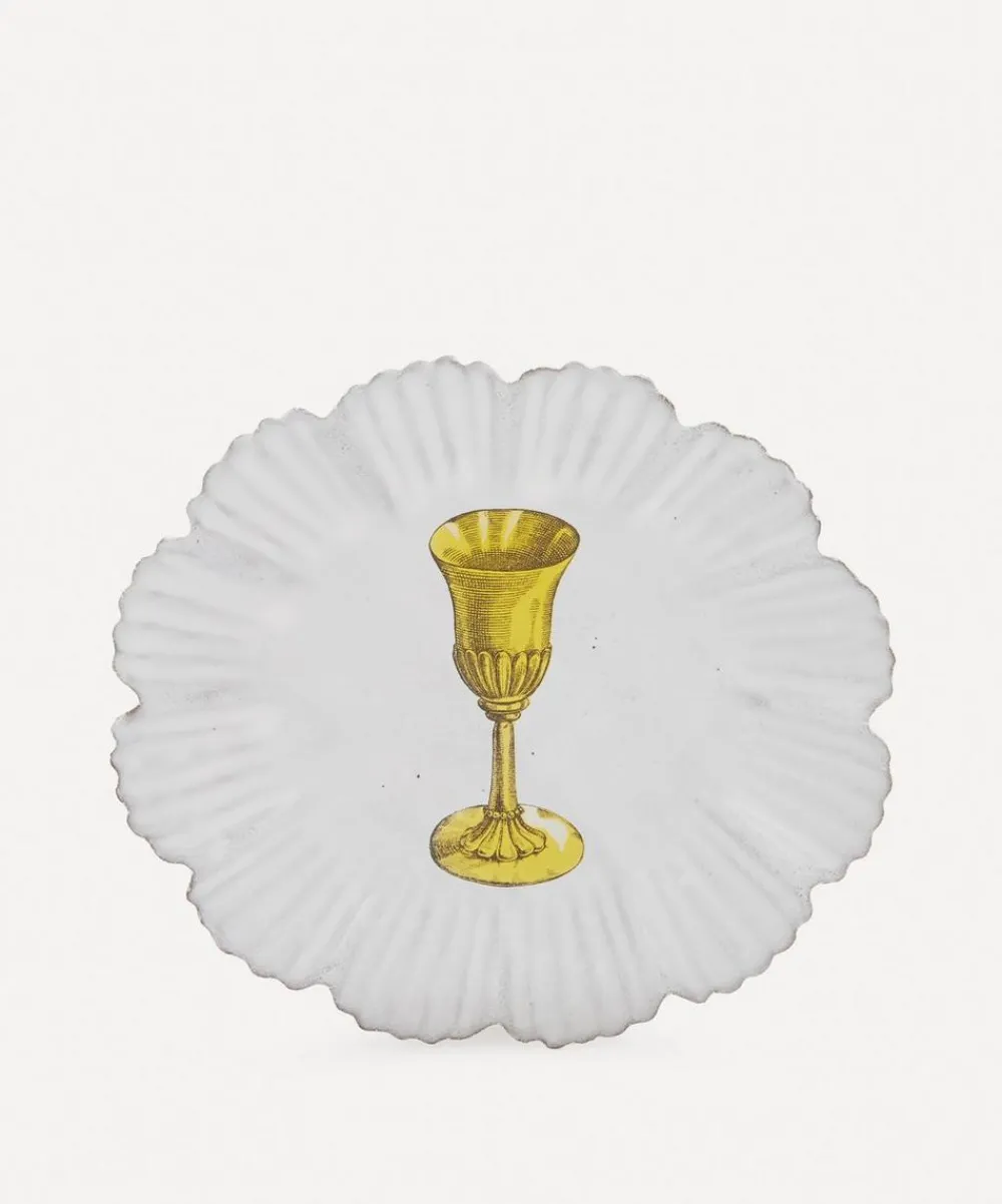 Astier de Villatte Tableware^Gold Cup Plate