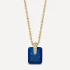 Astley Clarke Necklaces^Gold Deco Lapis Pendant Necklace