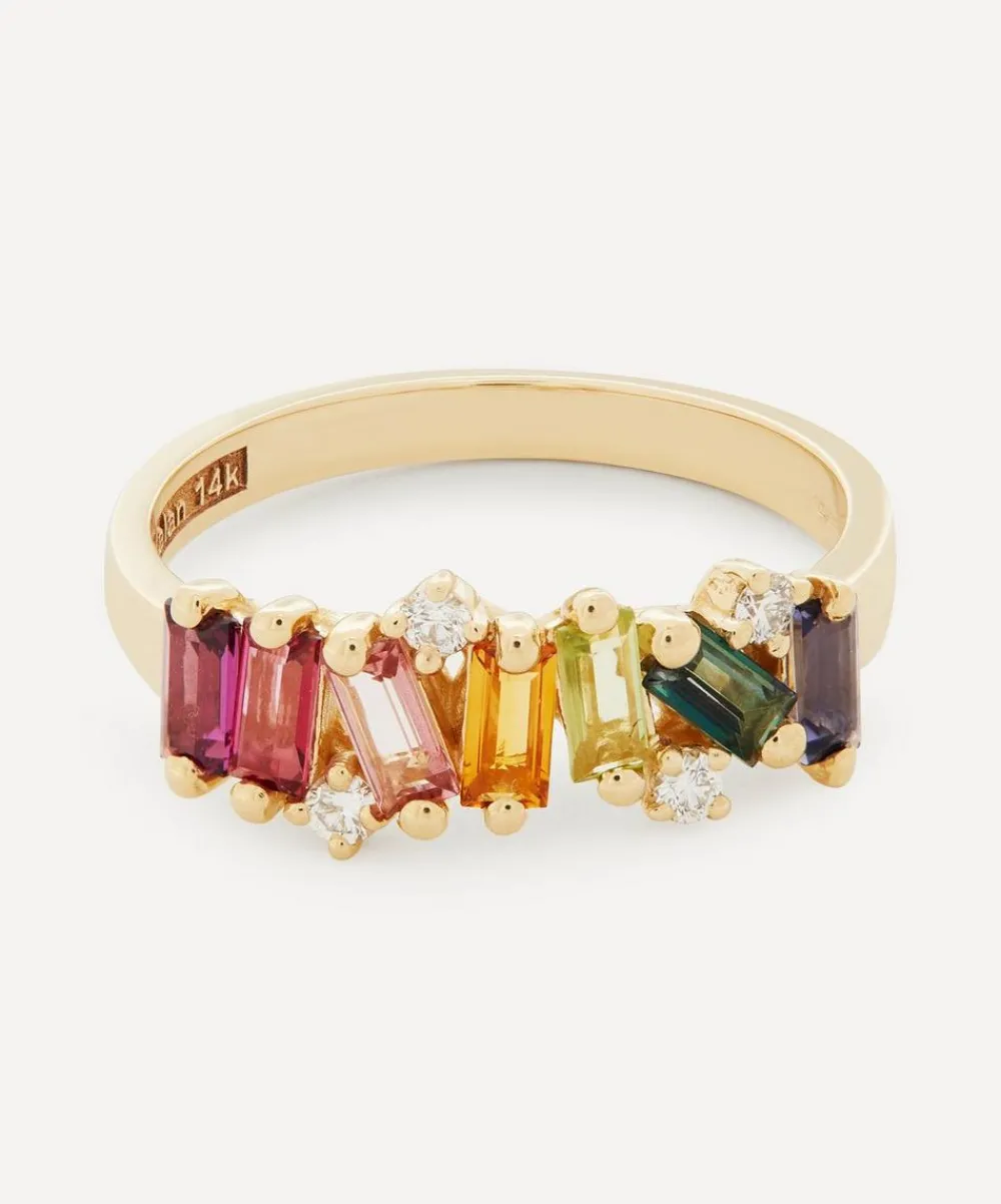 Suzanne Kalan Rings|Rings^Gold Fireworks Multi-Stone Ring