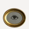Patch NYC Wall Art|Living Room^Gold Frame Left Eye Art Print