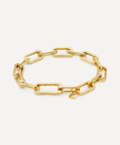 Monica Vinader Bracelets^Gold Plated Vermeil Silver Alta Capture Charm Bracelet