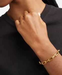 Monica Vinader Bracelets^Gold Plated Vermeil Silver Alta Capture Charm Bracelet