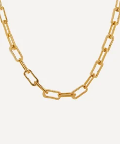 Monica Vinader Necklaces^Gold Plated Vermeil Silver Alta Capture Charm Necklace