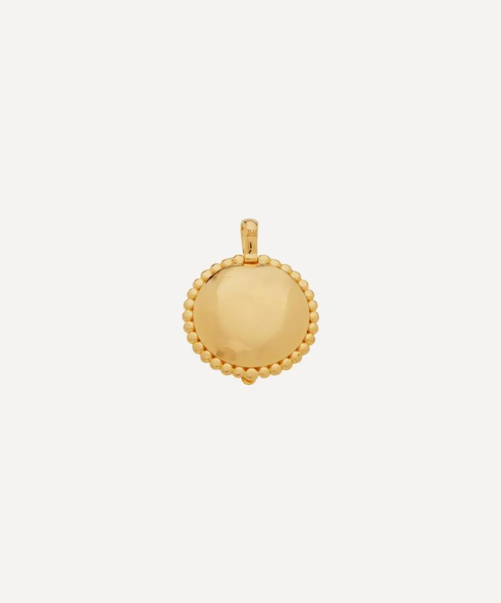 Monica Vinader Charms & Pendants^Gold Plated Vermeil Silver Deia Locket Pendant