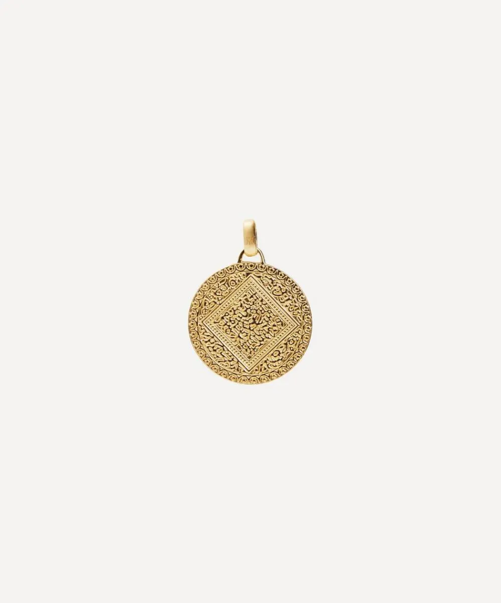Monica Vinader Charms & Pendants^Gold Plated Vermeil Silver Mini Marie Pendant Charm
