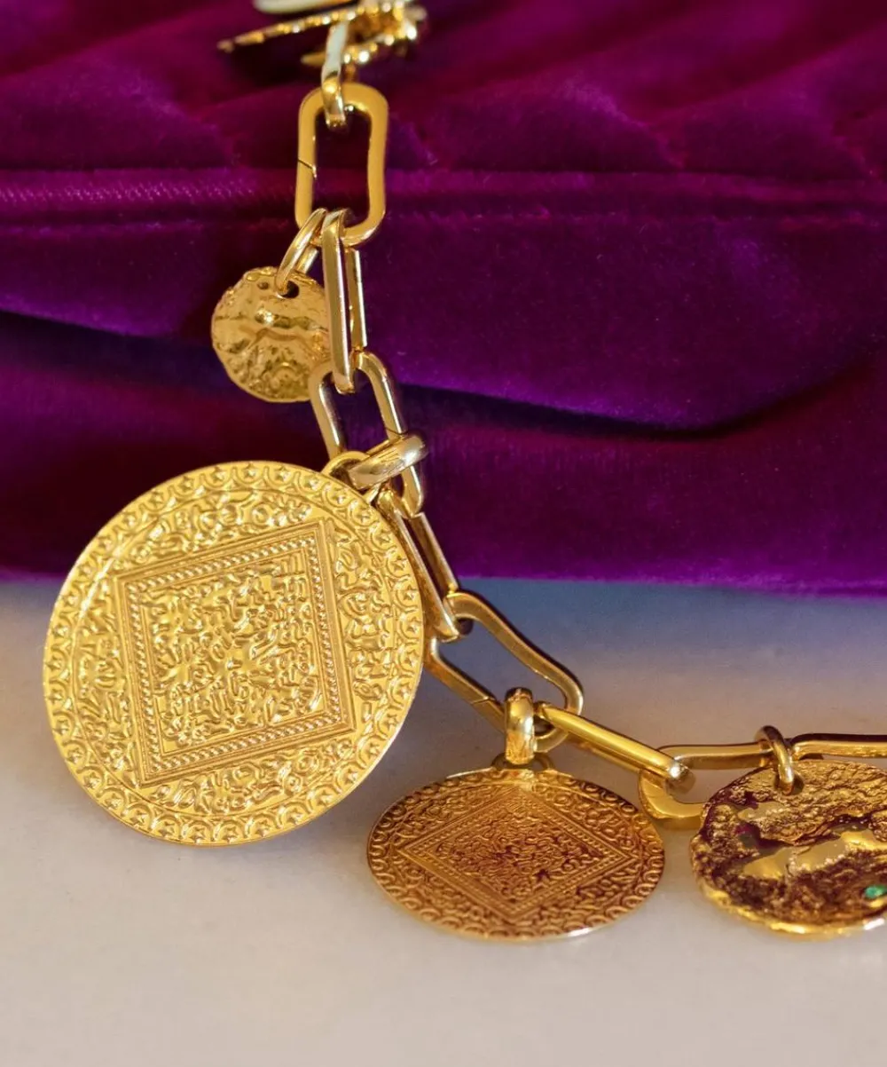Monica Vinader Charms & Pendants^Gold Plated Vermeil Silver Mini Marie Pendant Charm
