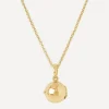 Dinny Hall Necklaces^Gold Plated Vermeil Silver My World Small Orb Locket Necklace