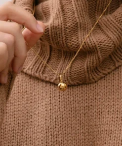 Dinny Hall Necklaces^Gold Plated Vermeil Silver My World Small Orb Locket Necklace