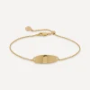 Monica Vinader Bracelets^Gold Plated Vermeil Silver Nura Tiny Fine Chain Bracelet