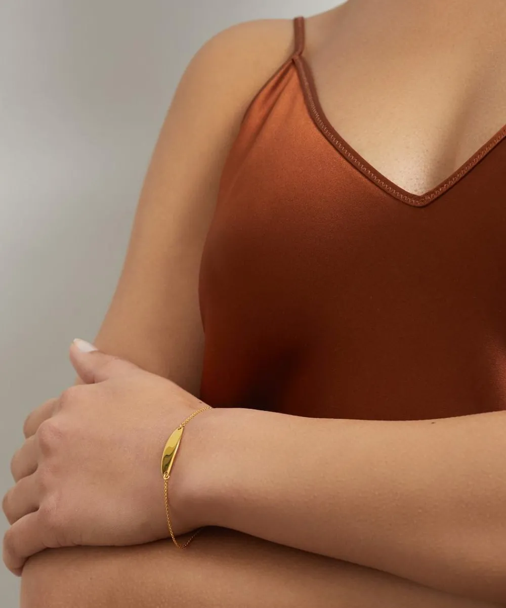 Monica Vinader Bracelets^Gold Plated Vermeil Silver Nura Tiny Fine Chain Bracelet