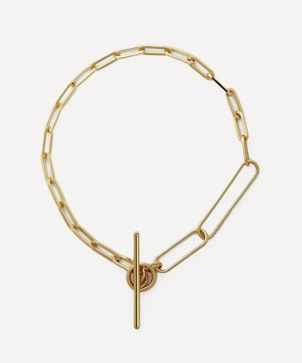 Otiumberg Bracelets^Gold Plated Vermeil Silver Two Chain Paperclip Bracelet
