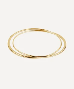 Dinny Hall Bracelets^Gold Plated Vermeil Silver Signature Double Bangle