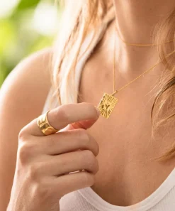 Monica Vinader Charms & Pendants^Gold Plated Vermeil Silver Talisman Heart Pendant