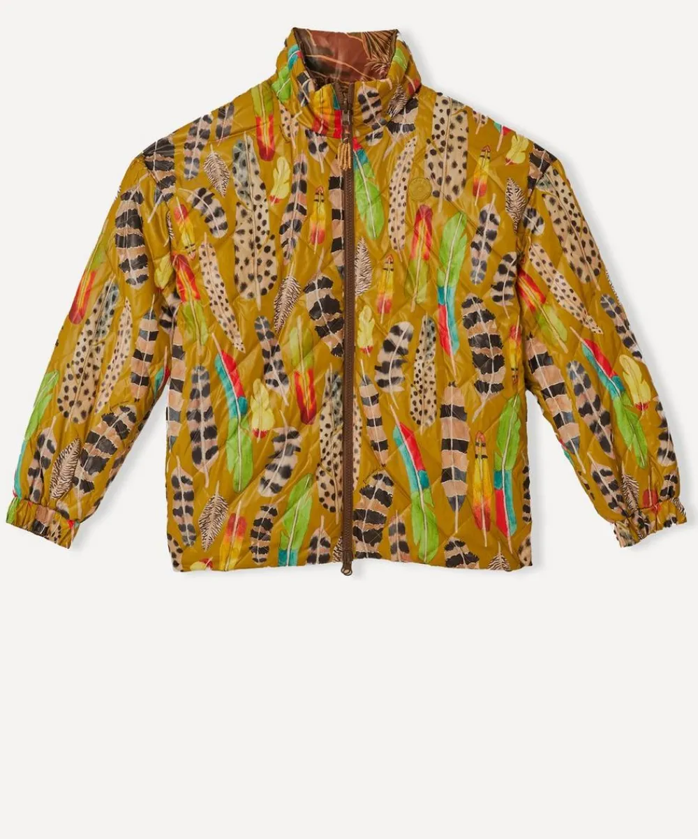 FARM Rio Coats & Jackets^Gold Savana Dream Reversible Maxi Puffer Jacket