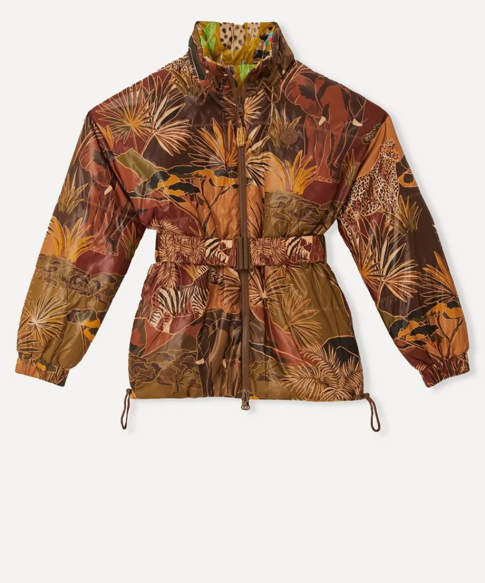 FARM Rio Coats & Jackets^Gold Savana Dream Reversible Maxi Puffer Jacket
