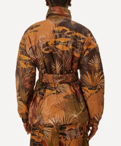 FARM Rio Coats & Jackets^Gold Savana Dream Reversible Maxi Puffer Jacket
