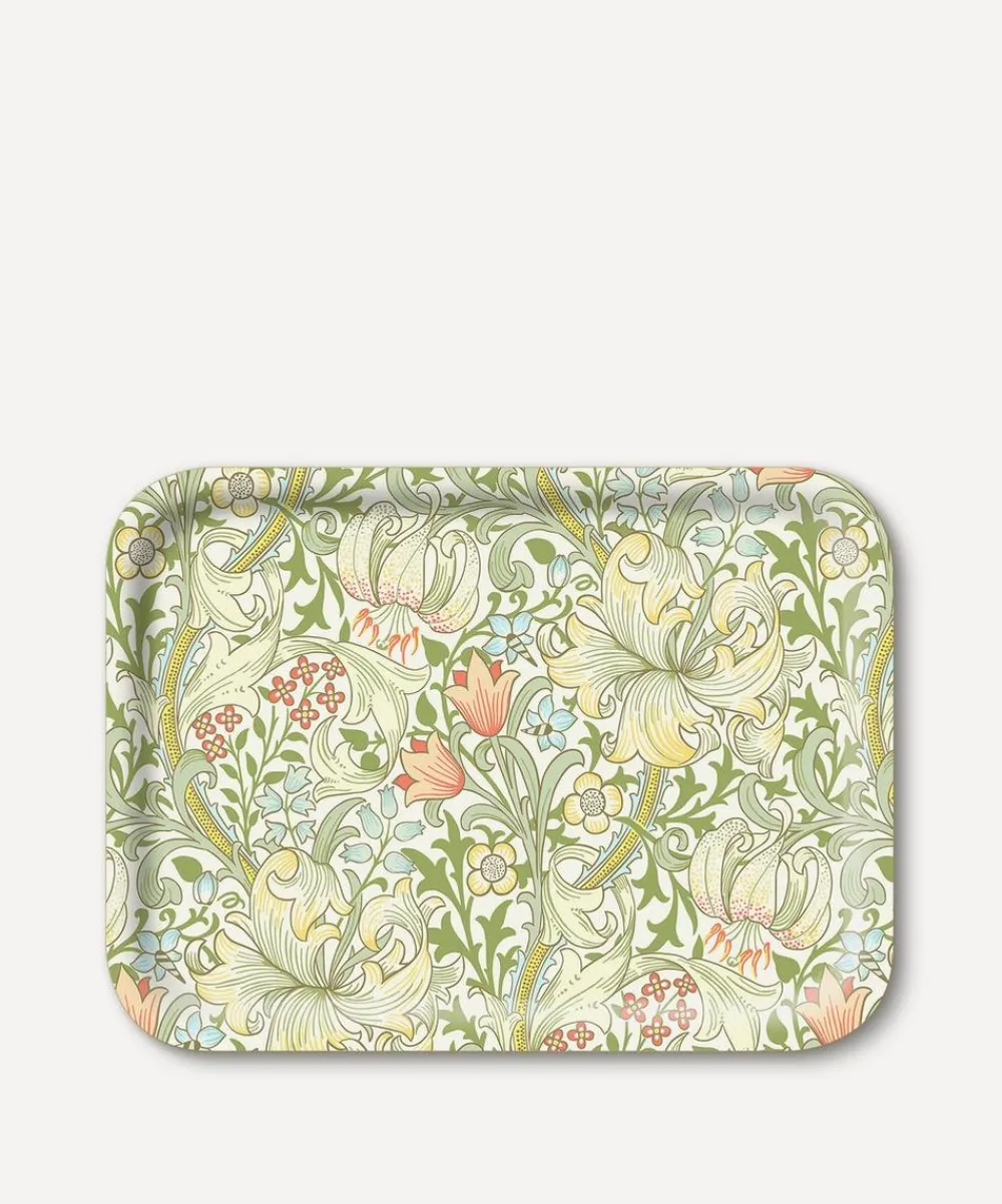 Jamida Tableware^Golden Lily Rectangle Tray