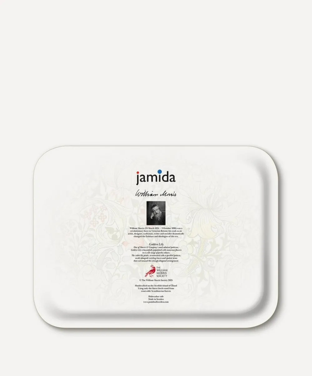 Jamida Tableware^Golden Lily Rectangle Tray