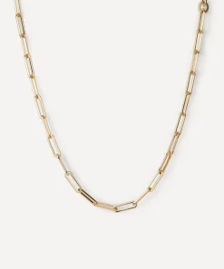 JENNY BIRD Necklaces|Necklaces^Gold-Plated Andi Slim Paperclip Chain Necklace