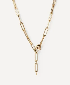 JENNY BIRD Necklaces|Necklaces^Gold-Plated Andi Slim Paperclip Chain Necklace