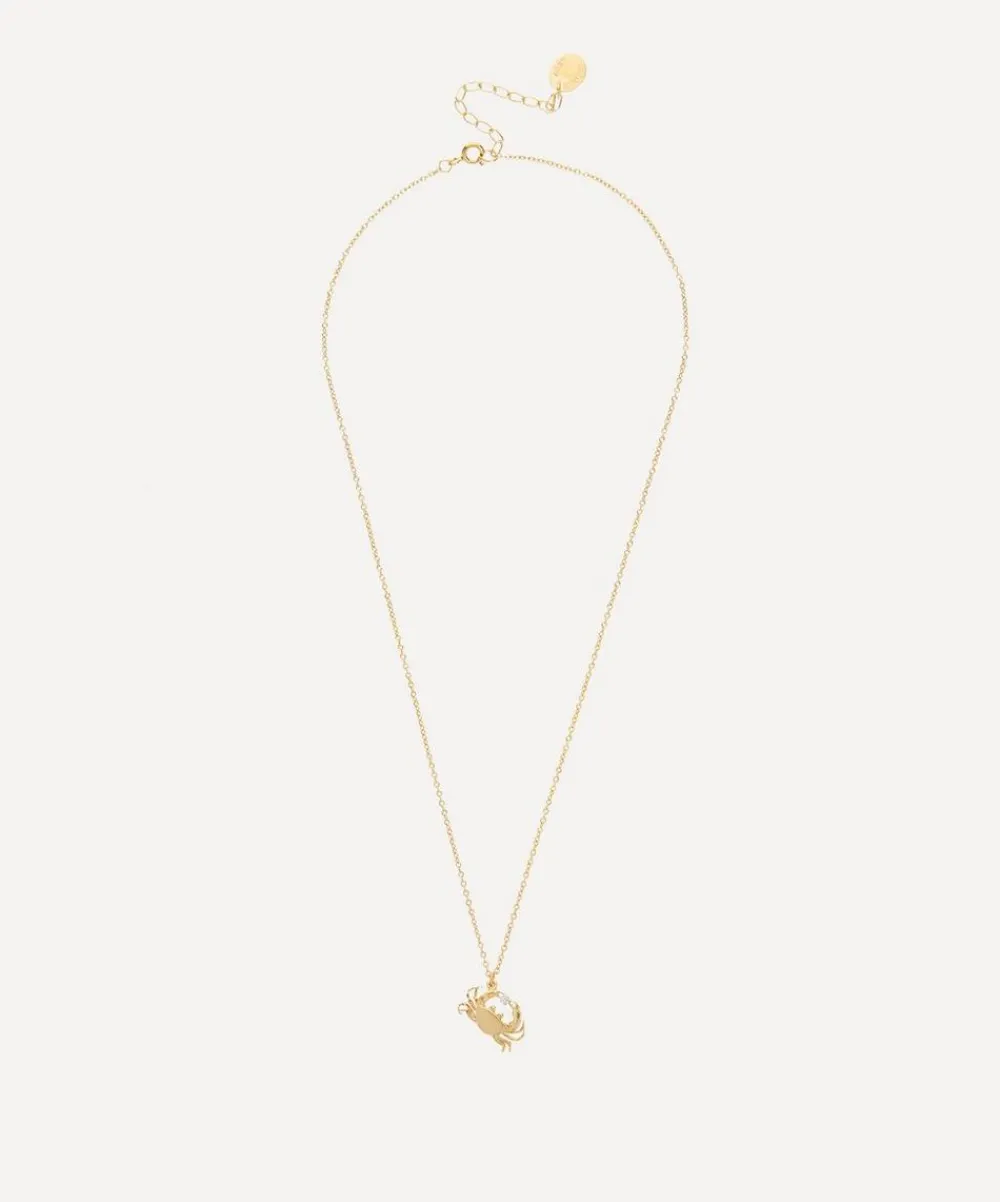 Alex Monroe Necklaces^Gold-Plated Cheeky Crab Pendant Necklace