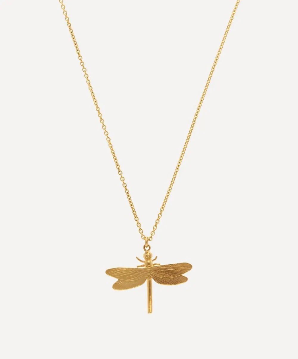 Alex Monroe Necklaces^Gold-Plated Dragonfly Pendant Necklace