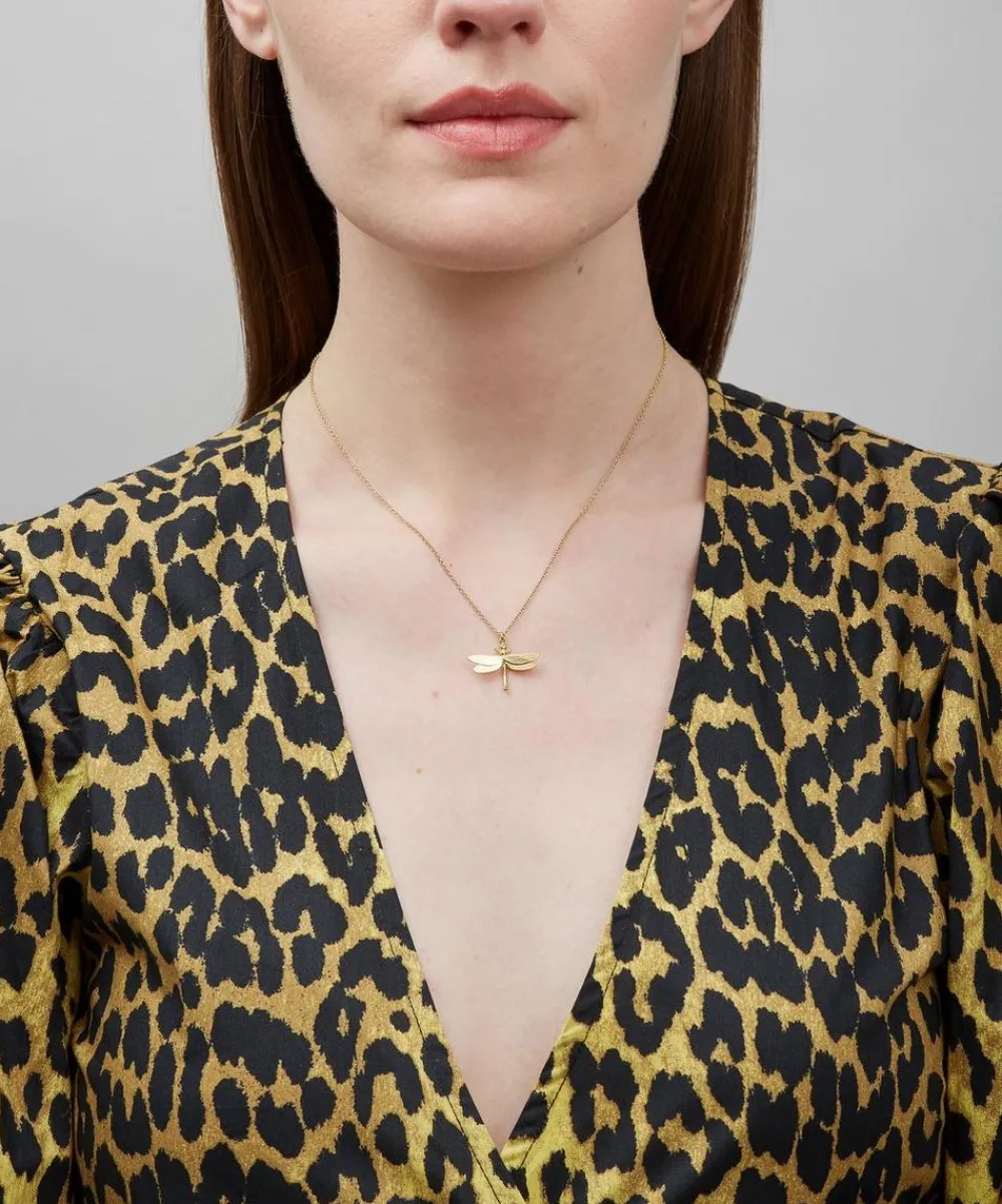 Alex Monroe Necklaces^Gold-Plated Dragonfly Pendant Necklace