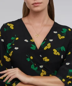 Alex Monroe Necklaces^Gold-Plated Floral Letter W Alphabet Necklace