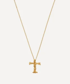 Alex Monroe Necklaces^Gold-Plated Floral Letter T Alphabet Necklace