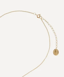 Alex Monroe Necklaces^Gold-Plated Floral Letter M Alphabet Necklace