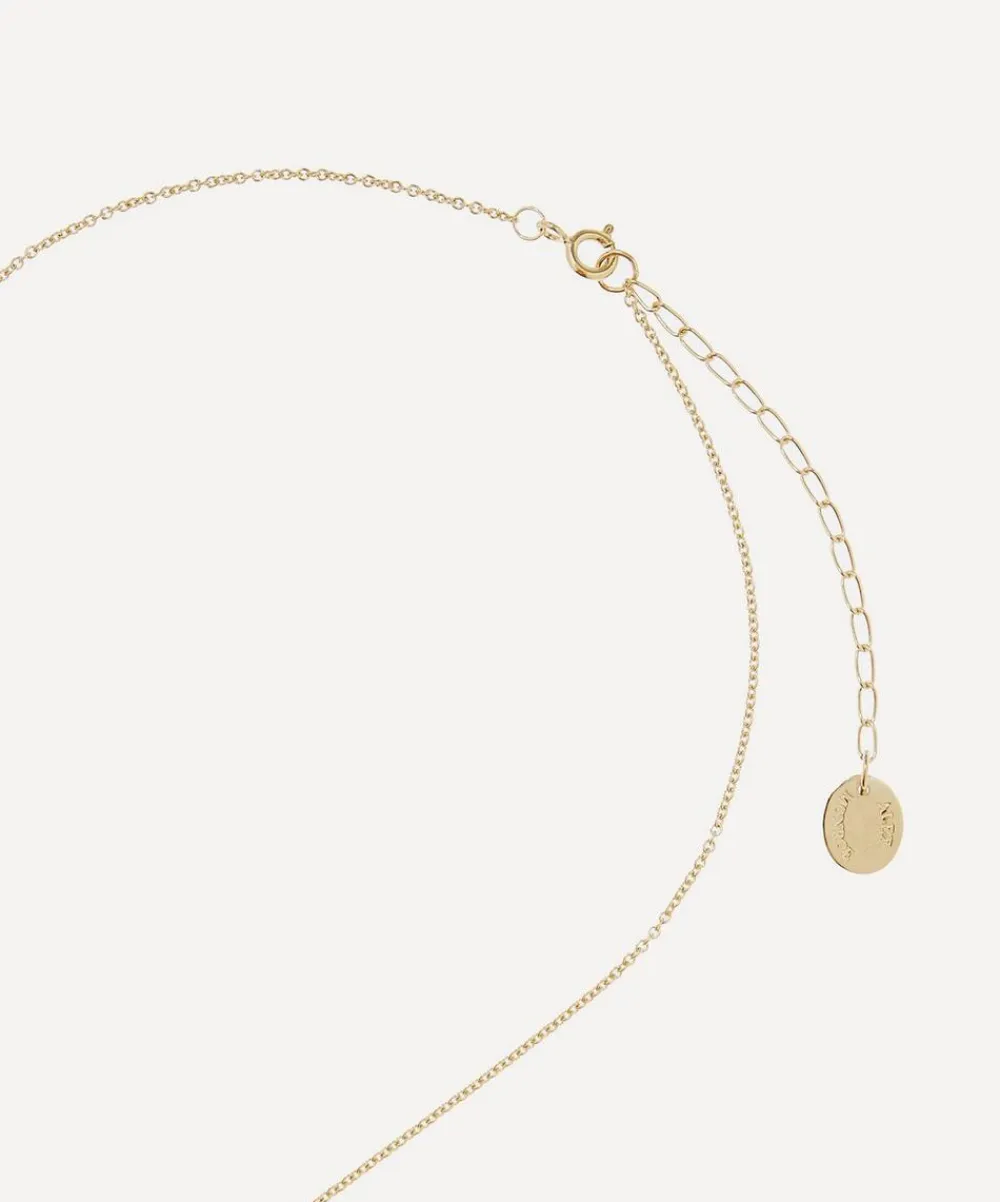 Alex Monroe Necklaces^Gold-Plated Floral Letter L Alphabet Necklace