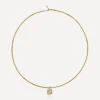 Laura Vann Necklaces^Gold-Plated Gaia Torque Choker Necklace