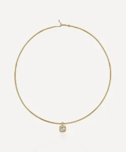 Laura Vann Necklaces^Gold-Plated Gaia Torque Choker Necklace