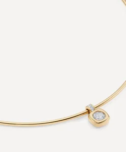 Laura Vann Necklaces^Gold-Plated Gaia Torque Choker Necklace