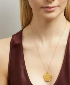 Alighieri Necklaces^Gold-Plated Il Leone Medallion Necklace
