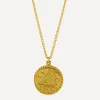 Alex Monroe Necklaces^Gold-Plated Nautical Antique Coin Pendant Necklace