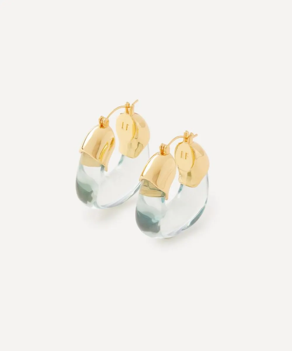 Lizzie Fortunato Earrings^Gold-Plated Organic Hoop Earrings