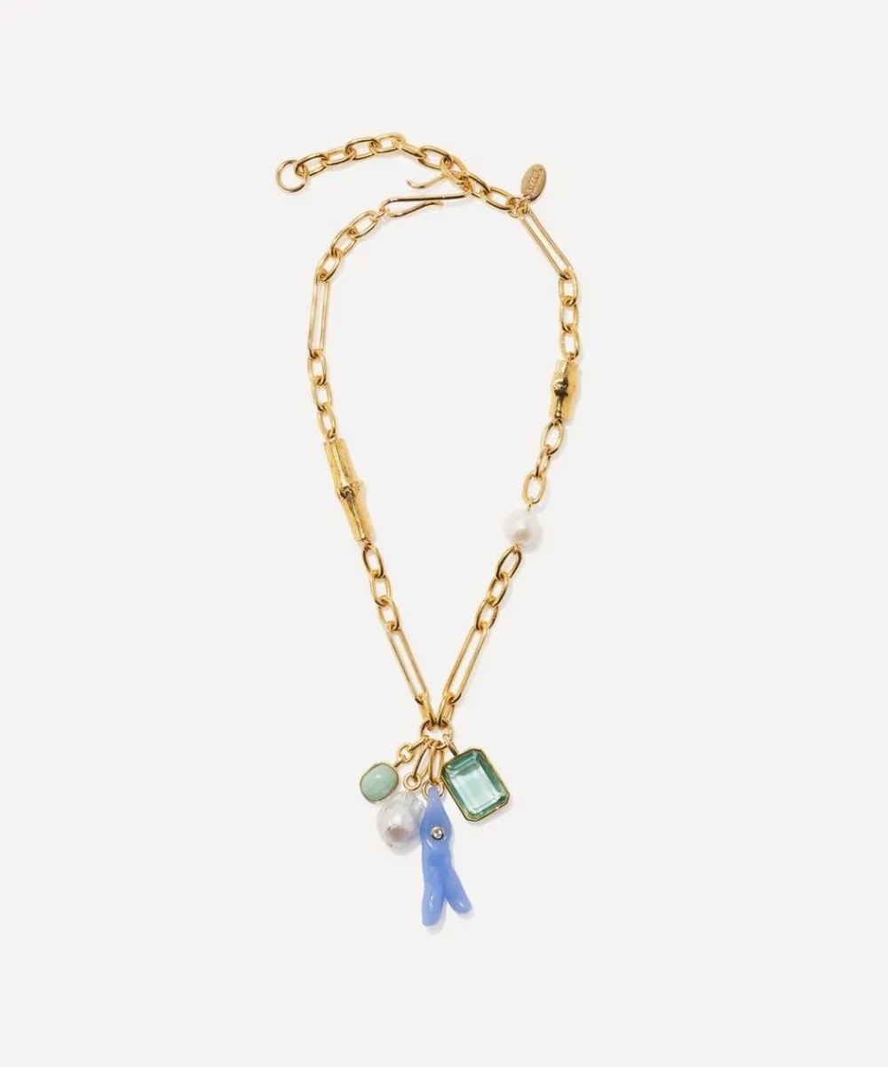 Lizzie Fortunato Necklaces^Gold-Plated Pacific Reef Chain Necklace