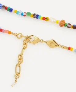 ANNI LU Necklaces^Gold-Plated Petit Alaia Beaded Necklace