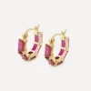 Anna + Nina Rings^Gold-Plated Rouge Ring Earrings