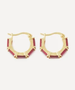 Anna + Nina Rings^Gold-Plated Rouge Ring Earrings