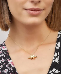 Alex Monroe Necklaces^Gold-Plated Stegosaurus Pendant Necklace