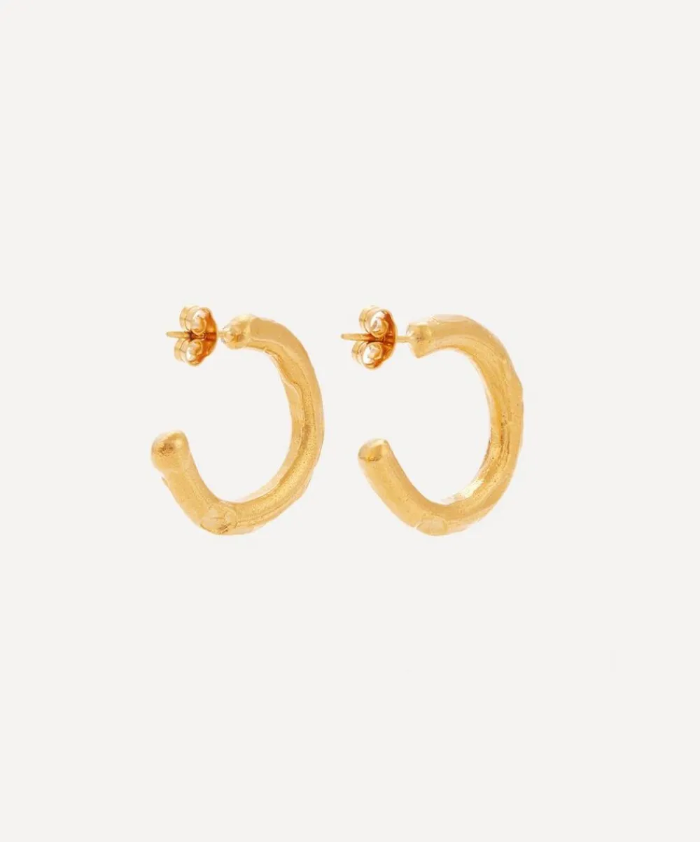 Alighieri Earrings^Gold-Plated The Etruscan Reminder Hoop Earrings