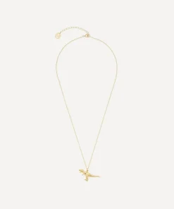 Alex Monroe Necklaces^Gold-Plated Tyrannosaurus Rex Pendant Necklace